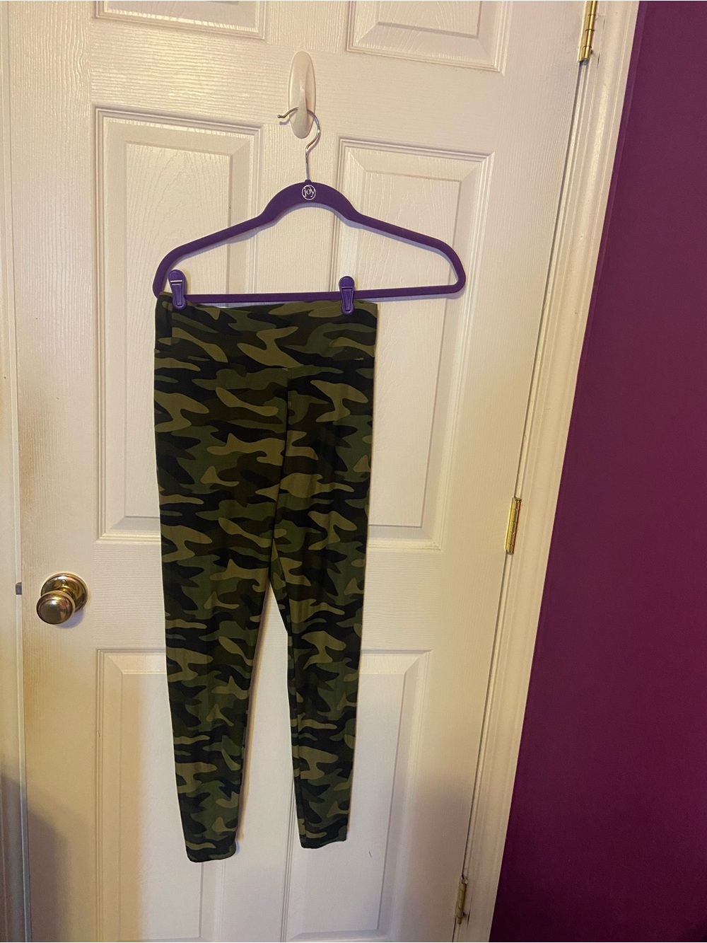 Camouflage Leggings - Olive Green